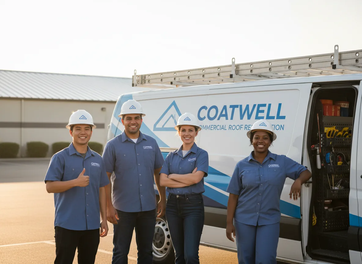 Commercial roof coating company in Huxley, IA